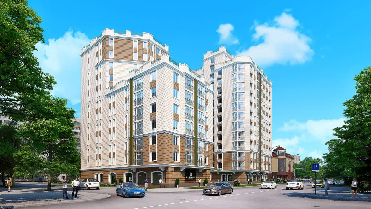 Дизайн и ремонт квартир в ЖК "Кристалл" от застройщика "МСК" в Краснодаре