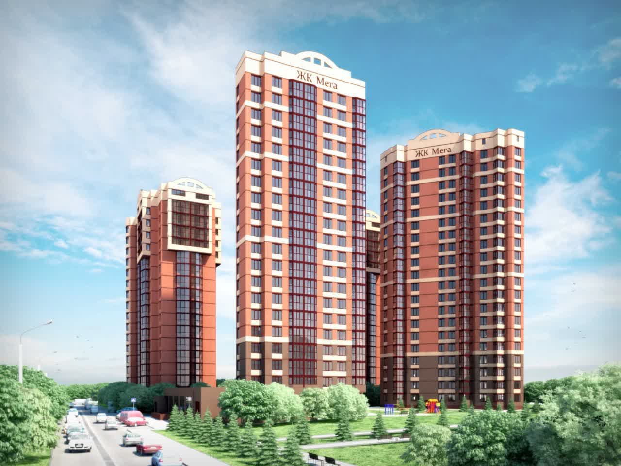 Дизайн и ремонт квартир в ЖК "Мега" от застройщика "Мега-Дон" в Краснодаре